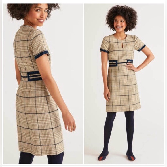 Boden Dresses & Skirts - Boden Wool Heritage British Tweed Sheath Dress Size 8R